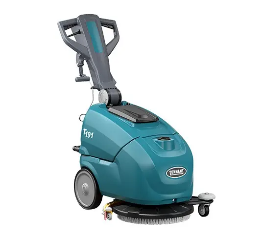 Handgeführte Scheuersaugmaschine Model T191, Arbeitsbreite 455 mm, Blockbatterie  