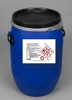 Calciumhypochlorit Granulat, im blauen Fass, 25 kg