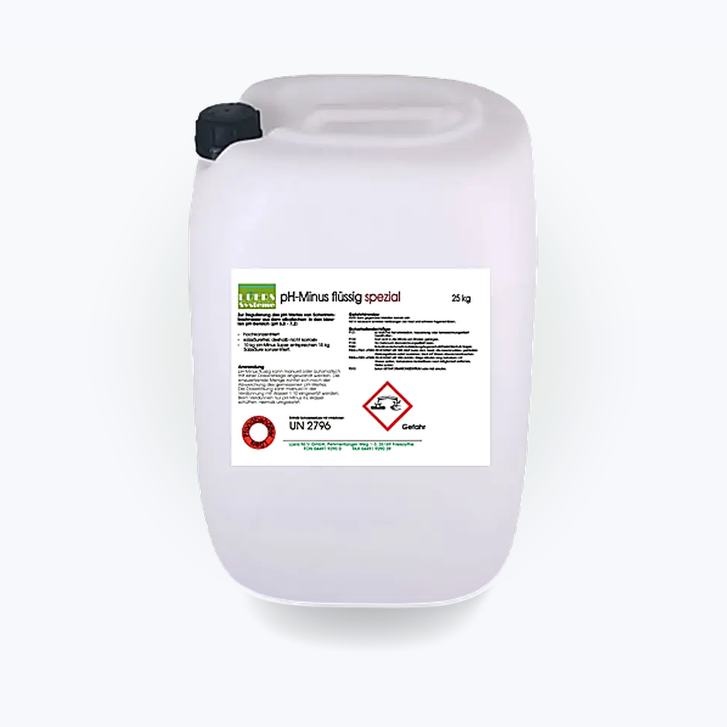 [030060026] LÜERS pH Minus flüssig spezial mit Komplexbildner, 25 kg