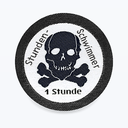 Stundenschwimmer-Abzeichen 'Totenkopf' 1 Stunde