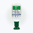 Augenspülflasche mit 500 ml steriler Natriumchloridlösung(0,9%). 